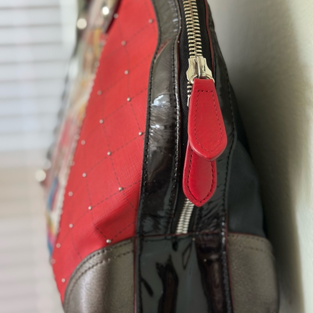 Brighton Red and Black Tote Bag - Picture 8 of 11